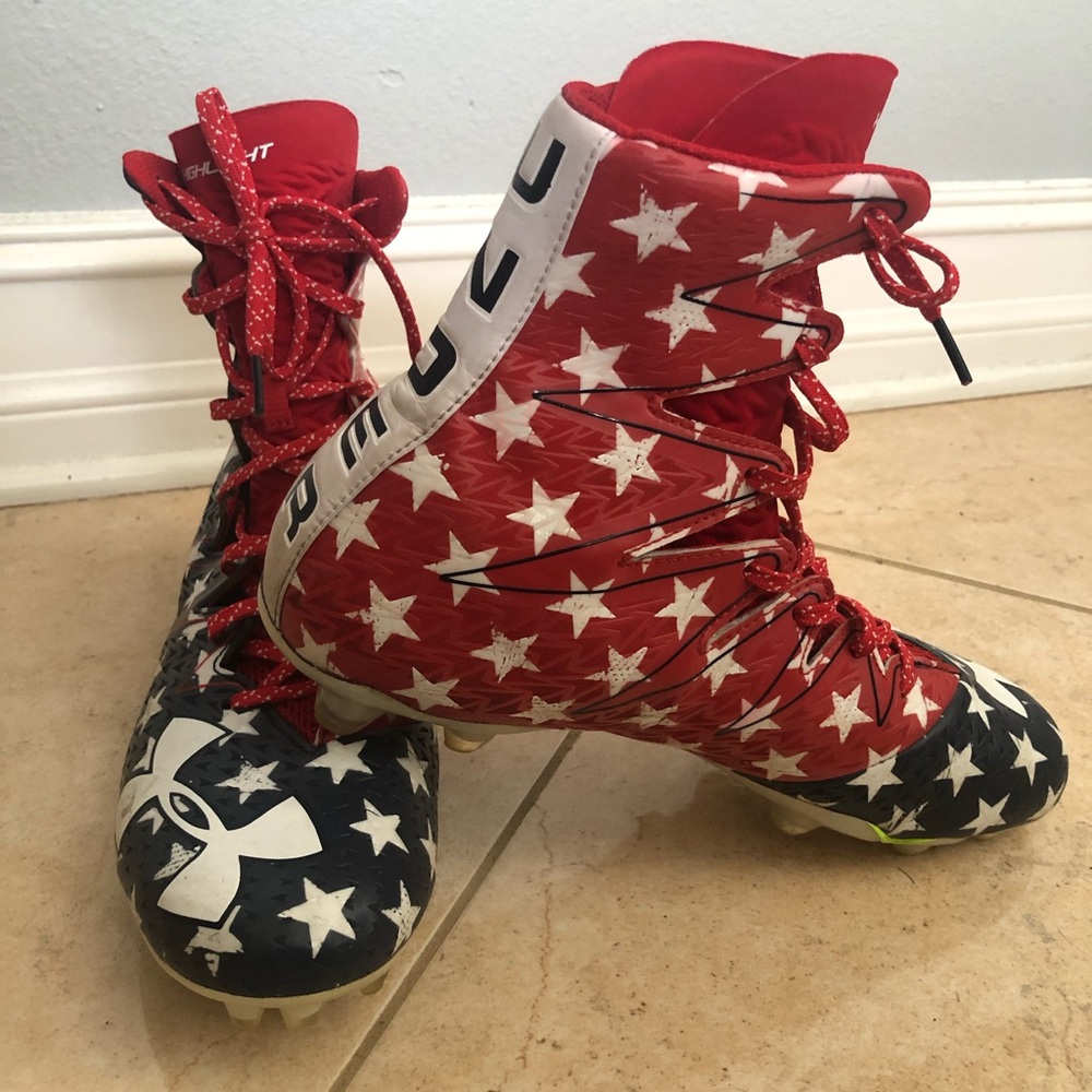 Under Armour American Flag Cleat Men’s SZ 11